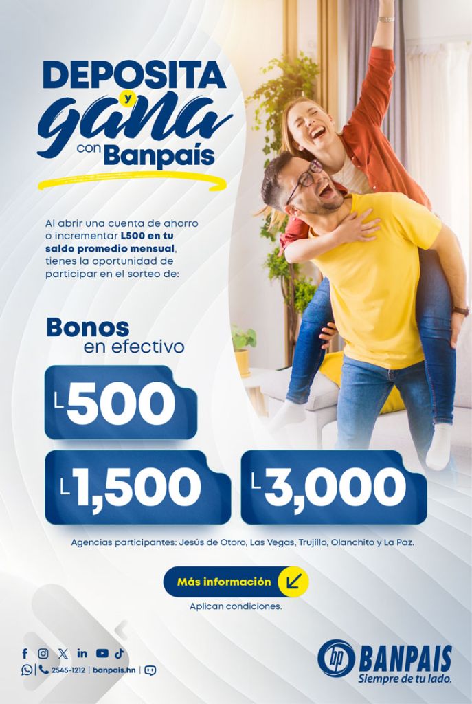 DEPOSITA Y GANA CON BANPAÍS