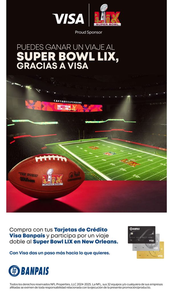 ¡Participa por un viaje doble al Super Bowl LIX!